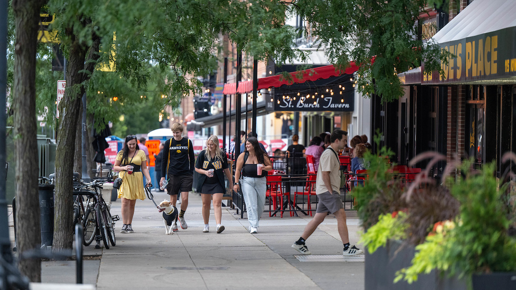 downtown Iowa City